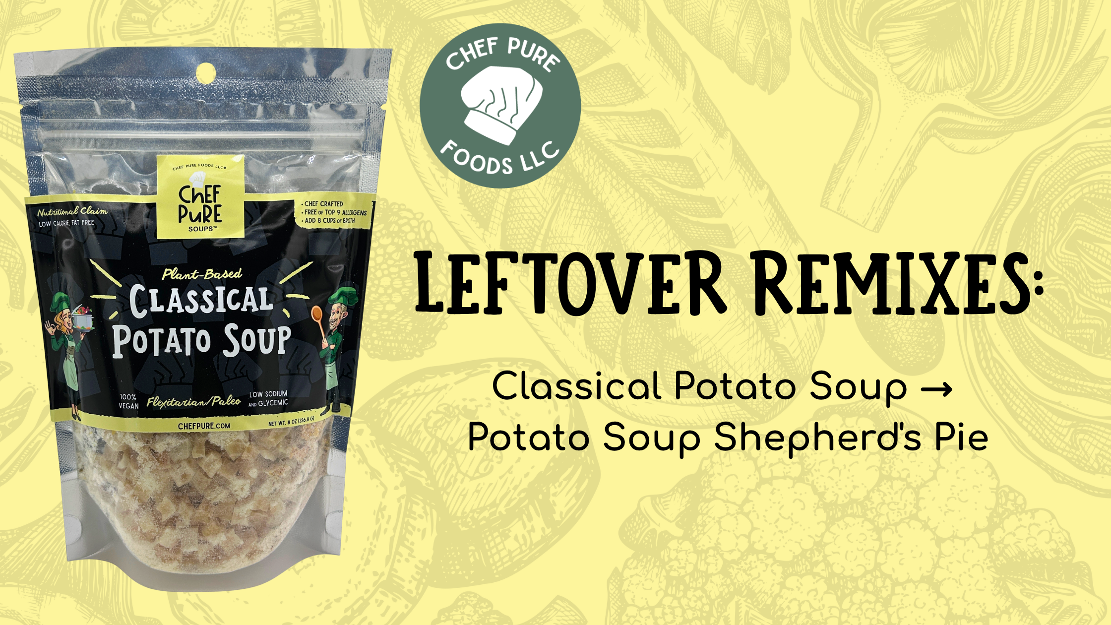 Leftover Classical Potato Soup →  Potato Soup Shepherd's Pie